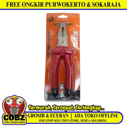 8 IN / TOVO Tang Kombinasi Kawat Kabel Combination Pliers