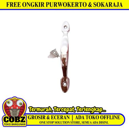 13 CM / IGM 001 Tarikan Pegangan Handle Laci Lemari Stainless Silver