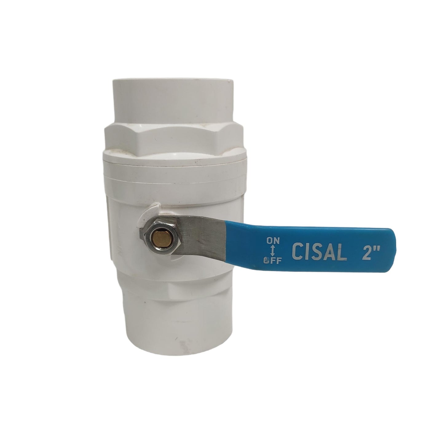 2 IN / CISAL Stop Kran Polos Ball Valve Engkol Plastik PVC
