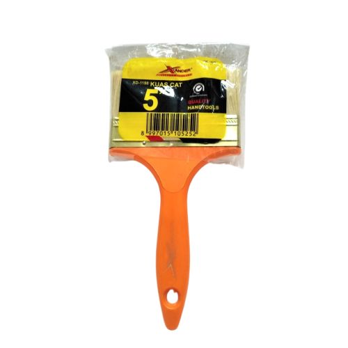 5 IN / XANDER Kuas Cat Tembok Kayu Besi Air Acrylic Paint Brush