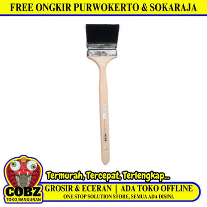 4 IN / ACE OLDFIELDS Kuas Cat Bengkok Angle Radiator Brush Gagang Panjang