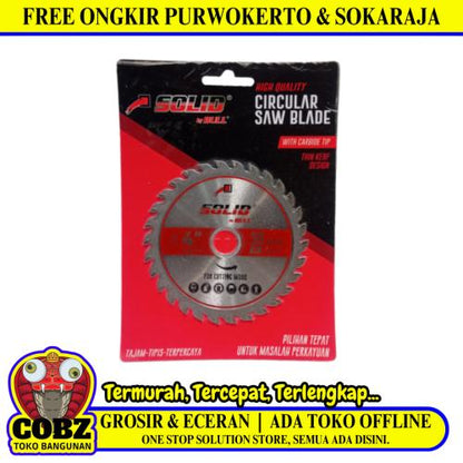 4 IN x T 30 / SOLID Circular Saw Mata Gerinda Potong Kayu Wood Cutting