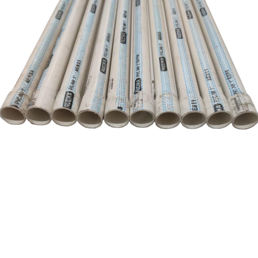 1 IN x 400 CM / RUCIKA AW Lis Biru Pipa Pralon Paralon PVC Putih Batang