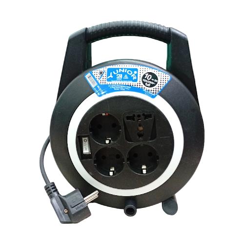 10 M / YUNIOR Kabel Roll Stop Kontak Colokan Full Tembaga SNI