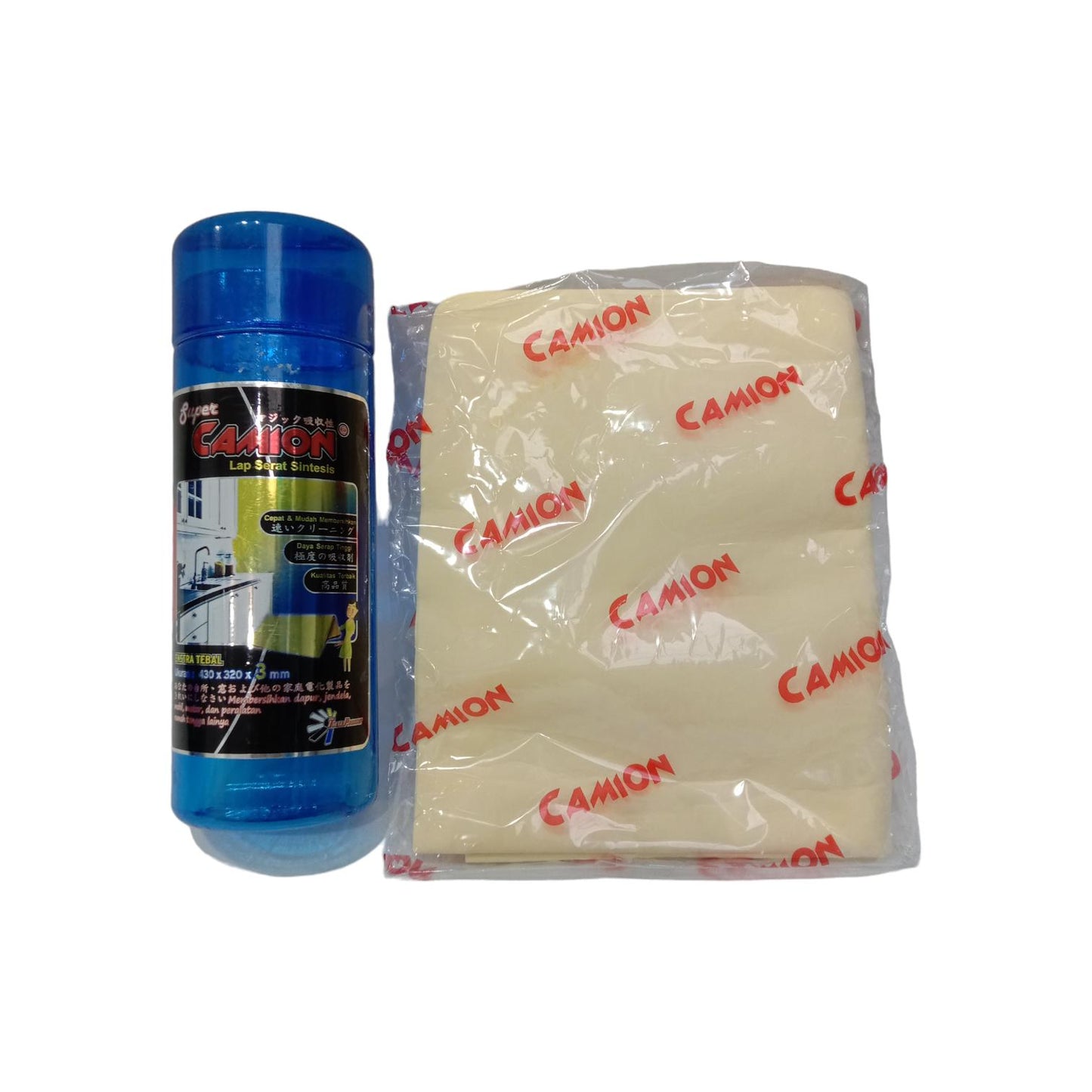 43 CM x 32 CM / CAMION Lap Kanebo Chamois Mobil Motor + Tabung Set