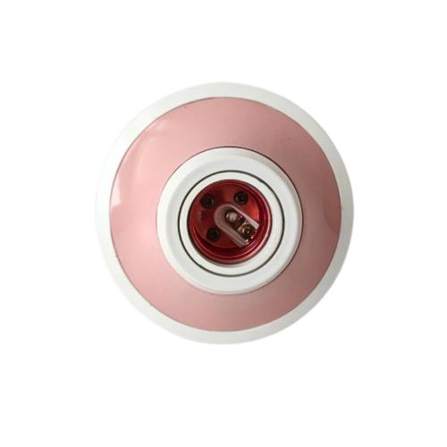 DEXTA Fitting Tempat Lampu Plafon Atap Tempel Kotak Besar Pink