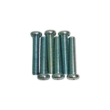 M 4 x 20 MM / TM Baut JP Kepala Pentol Bulat Plus Putih Biji