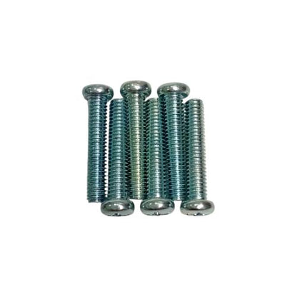 M 4 x 20 MM / TM Baut JP Kepala Pentol Bulat Plus Putih Biji