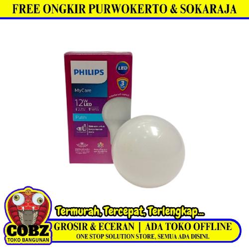 12 WATT / PHILIPS LED Lampu Bohlam Bulb Putih