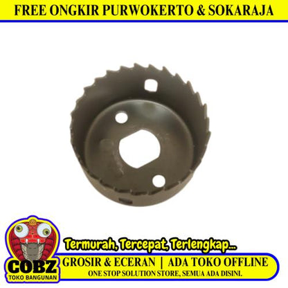 51 MM / KODENKI Hole Saw Mata Bor Hidroponik Pelubang Kayu Plastik PVC