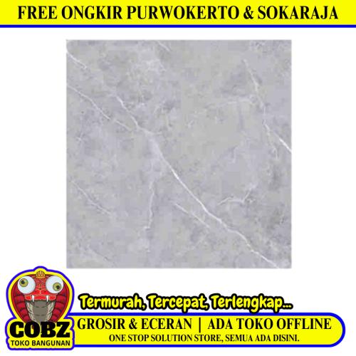 60 CM x 60 CM / SERENITY EVEREST GRIGIO Granit Lantai Rumah Glossy Dus