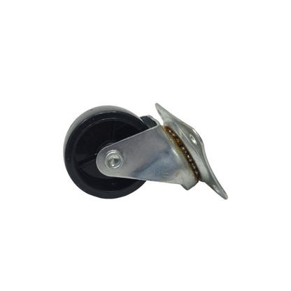 1.5 IN / TM Roda Hidup Trolly Non Rem Plat Nylon Nylon Hitam