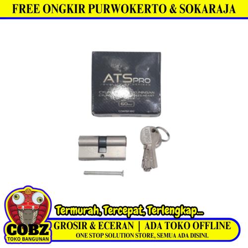 ATS PRO SN Silinder Anak Kunci Pintu Cylinder Lock Besar + 5 Kunci Set