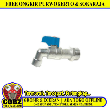 3/4 IN / ONDA BC Kran Air Tembok Taman Bola Ball Valve Stainless