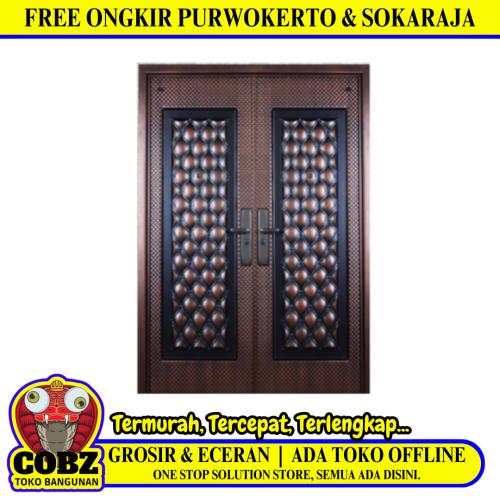 5 CM x 150 CM x 230 CM / FORTRESS GLX 150.03 DOUBLE DOOR Pintu Kamar Mandi Baja Set