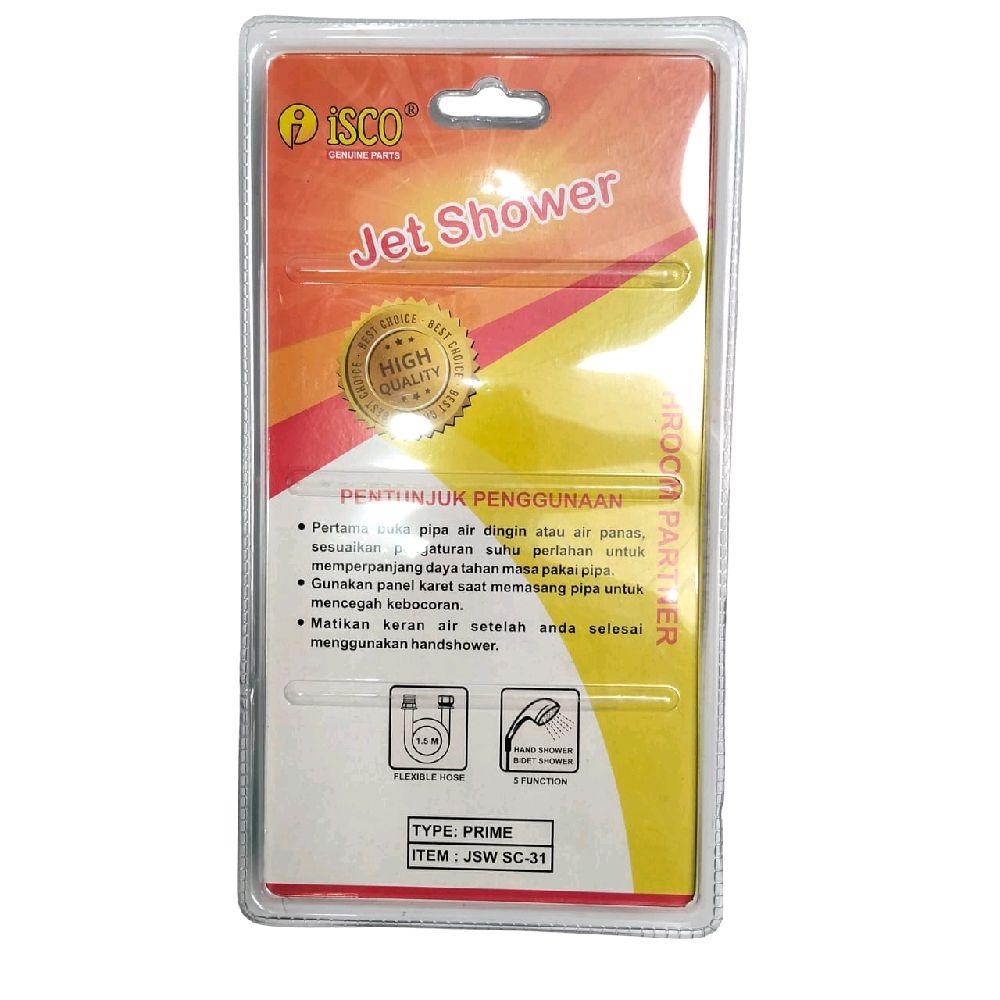 1/2 IN x 150 CM / ISCO Jet Shower Cebok Toilet Stainless Set