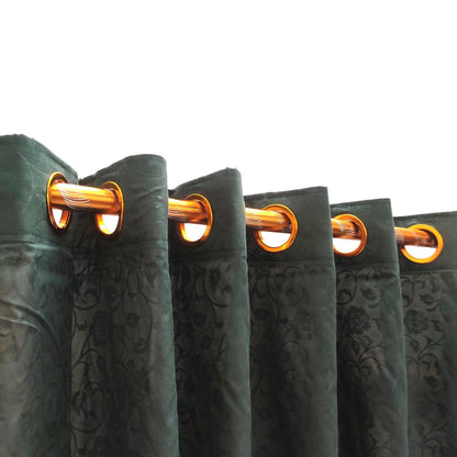 135 CM x 220 CM / COBZ Kain Gorden Ring Minimalis Motif Hijau Elegan