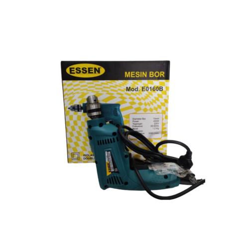 ESSEN EO160B 10 Mesin Bor Tangan Drill 2 Way Kabel Set