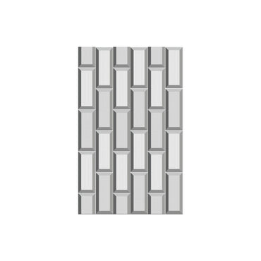 25 CM x 40 CM / UNO ZURICH Keramik Dinding Kamar Mandi Glossy Grey Dus