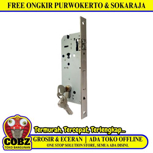 VPR Slot Body Kunci Pintu Roller Pelor 2 Rumah Double Besar Set