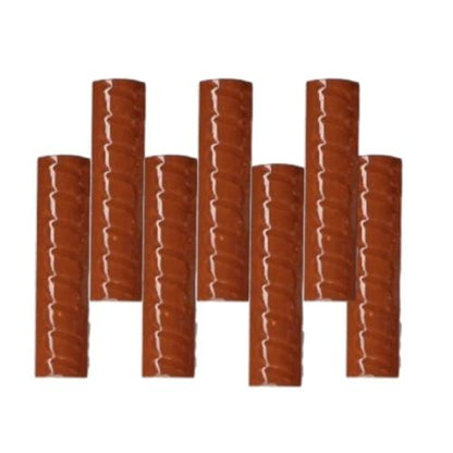 10 CM / TM Kuku Macan Bon Bon Lis Keramik Ulir Brown Lembar