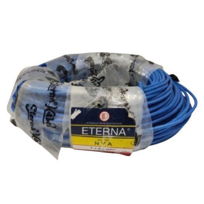 1 INTI x 2.5 MM x 50 M / ETERNA NYA Tunggal Kabel Tembaga SNI Biru Roll