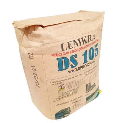 5KG / LEMKRA DS 105 Semen Waterproofing Pelapis Anti Bocor Abu-Abu Sak
