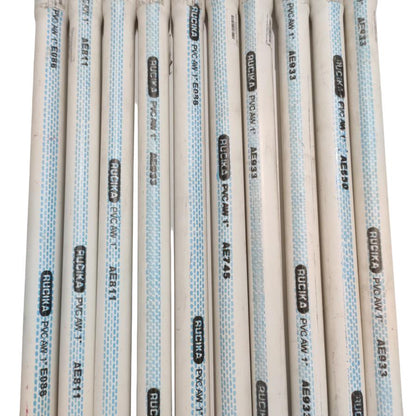 1 IN x 400 CM / RUCIKA AW Lis Biru Pipa Pralon Paralon PVC Putih Batang
