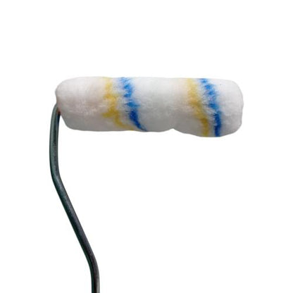 4 IN / VICO Kuas Busa Roll Cat Tembok Kayu Besi Kecil + Gagang Set