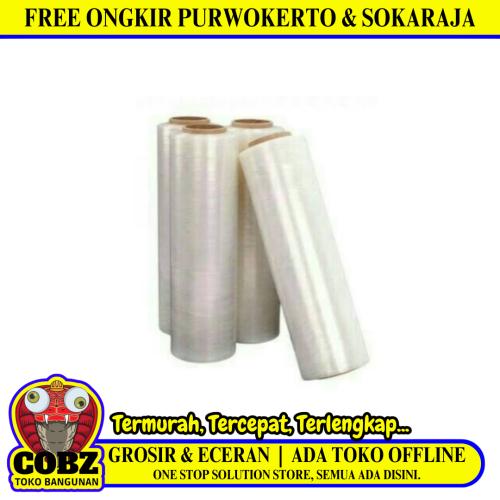 50 CM / PROTEKSI TAMBAHAN Plastik Wrapping Transparan Meter