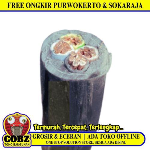 4 INTI x 35 MM / ETERNA NYY Tunggal Kabel Tembaga SNI Hitam Meter