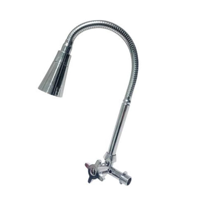 1/2 IN / FICO Kran Angsa Fleksibel Sink BCP Tembok Stainless