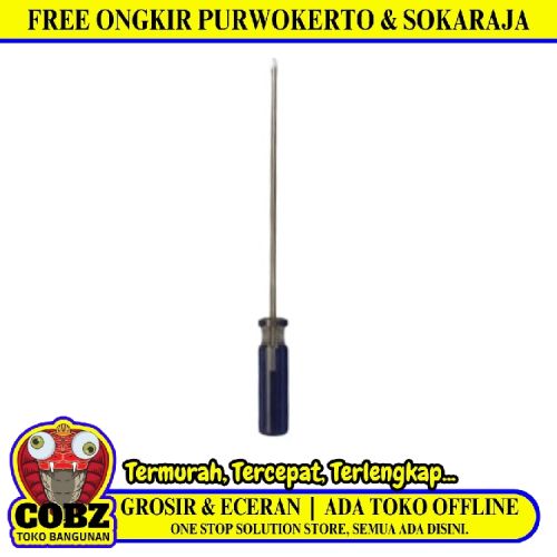 5 INCH / BLITZ Obeng Screwdriver One Way Plus Per Gagang Fber