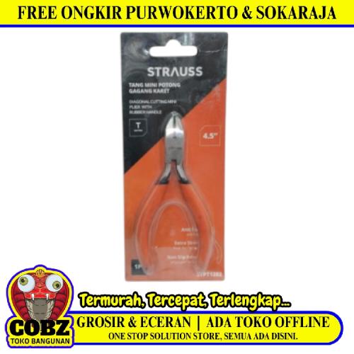 4 1/2 IN / STRAUSS Tang Potong Kawat Kabel Diagonal Cutting Pliers