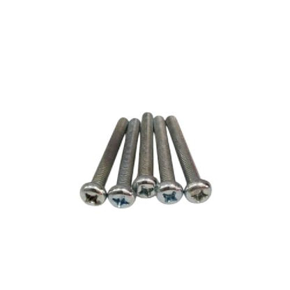 M 3 x 20 MM / TM Baut JP Kepala Pentol Bulat Plus Putih Biji