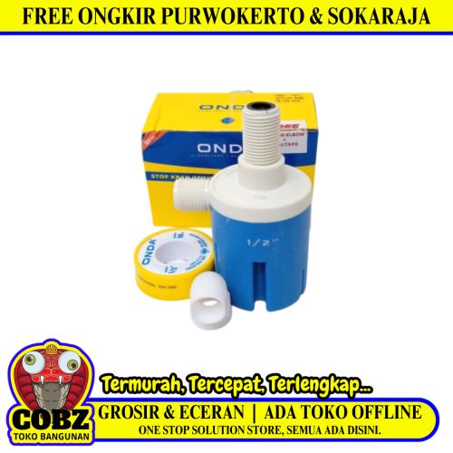 1/2 IN / ONDA VERTIKAL Pelampung Otomatis Torrent Water Level Control Stop Kran Set