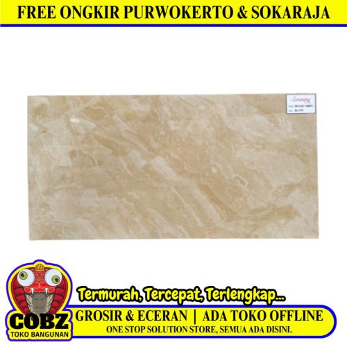 60 CM x 120 CM / SERENITY PAVILION MARFIL Granit Dinding Kamar Mandi Glossy Dus