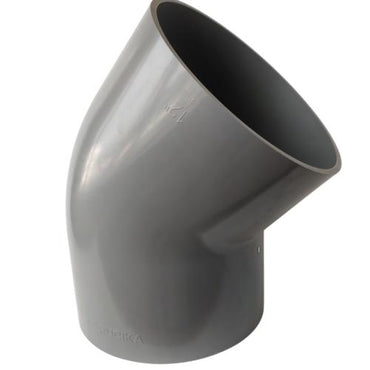 12 IN / RUCIKA D-45L D-45L Elbow Knee Keni 45 Derajat Fitting Pipa PVC