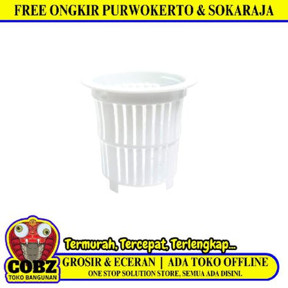 3 IN / CHIKARA Saringan Afur Bak Cuci Piring Sink Plastik PVC