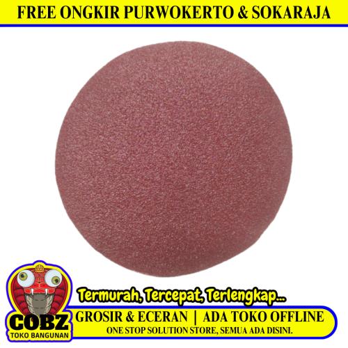 4 IN x GRIT 180 / TM Amplas Velcrow Bulat Tempel Gerinda Lembar