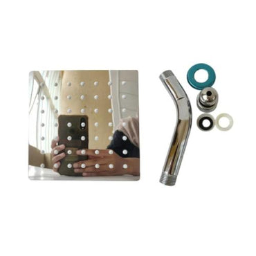 1/2 IN / COBZ SS DB F6 Wall Shower Dinding Kamar Mandi Tanam Tembok Set