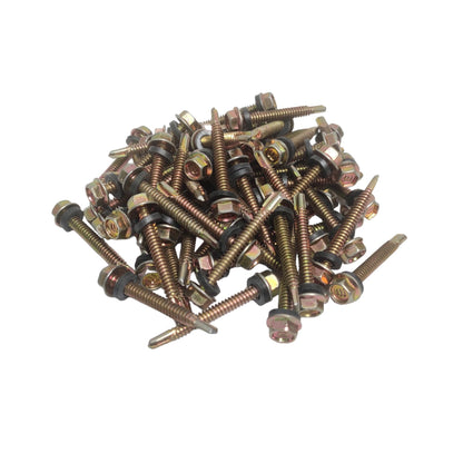 #12 x 40 MM / ERDOS Roofing Baut Sekrup Atap Baja Ringan Kuning Dus