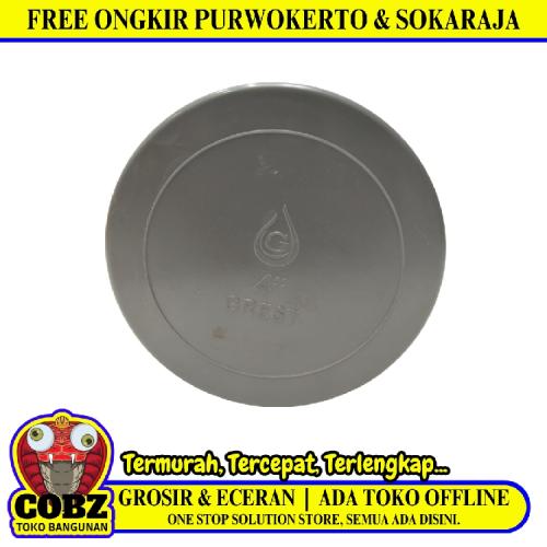 4 IN / TM D Dop Cap Tutup Sambungan Fitting Pipa PVC