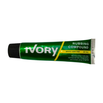 60 GR / IVORY Rubbing Compound Kompon Penghilang Gores Cat Tube