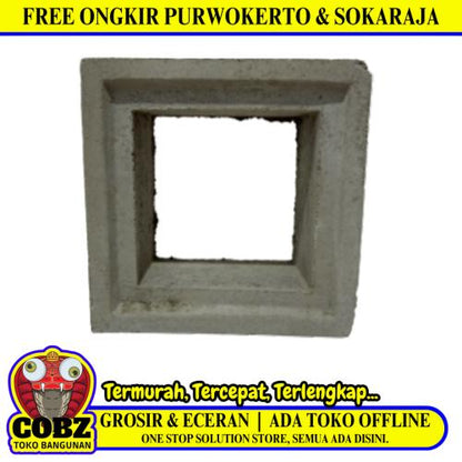 20 CM x 20 CM / BL Profil Rooster Semen Abu 1 Sisi Pcs