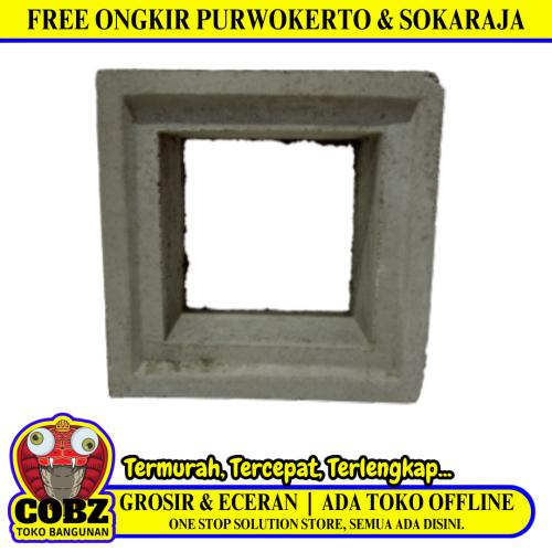 20 CM x 20 CM / BL Profil Rooster Semen Abu 1 Sisi Pcs