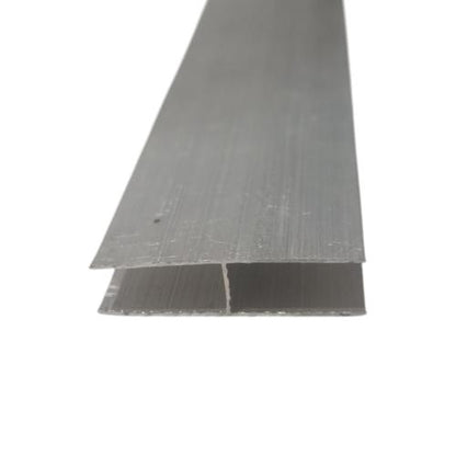 4 MM - 6 MM x 6M / TM List Profil H Sambungan Polykarbonat Aluminium Btg