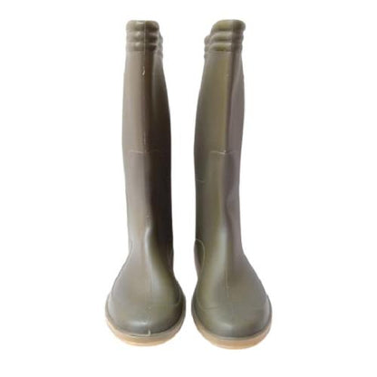 NO 42 / ANDO Sepatu Boot Kebun Pabrik Proyek Safety Karet Hijau Set