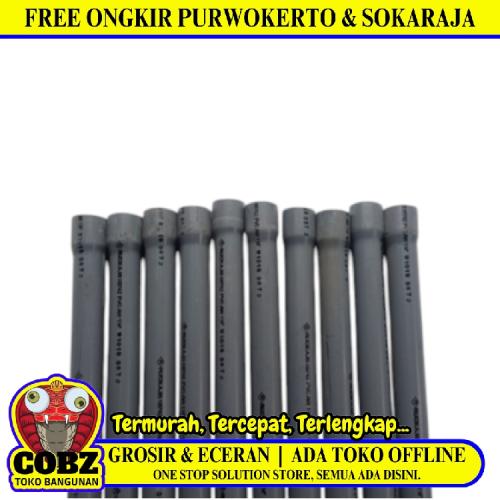 1 1/4 INCH/ RUCIKA WAVIN AW Abu Abu Pipa Pralon Paralon PVC Abu Batang