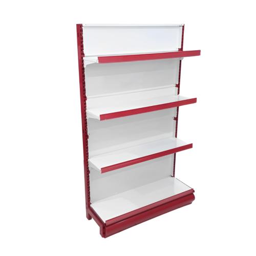 SB 30 CM x L 90 CM x 155 CM / TM RD 8 Rak Minimarket Gondola Single Starting Merah Putih Set